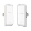 Set Bridge wireless 2.4GHz, 300Mbps, 1 km, 7dBi, PoE IN, Management - HIKVISION DS-3WF1000-EI-2N SafetyGuard Surveillance