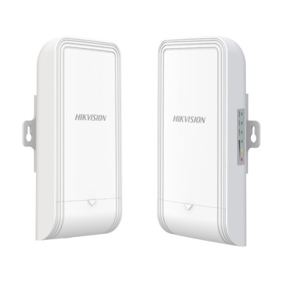 Set Bridge wireless 2.4GHz, 300Mbps, 1 km, 7dBi, PoE IN/OUT, Management - HIKVISION DS-3WF1000-EI-2N-P SafetyGuard Surveillance foto