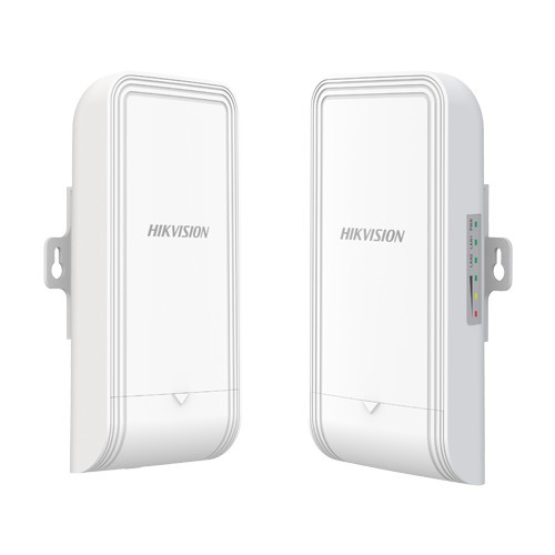 Set Bridge wireless 2.4GHz, 300Mbps, 1 km, 7dBi, PoE IN/OUT, Management - HIKVISION DS-3WF1000-EI-2N-P SafetyGuard Surveillance