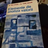 Elemente de analiza valorii - Paul Petrescu