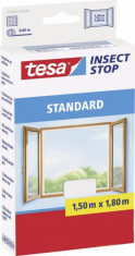 Plasa de tantari Standard pentru fereastra, Tesa, 530508, 1.5 x 1.8 m alb foto