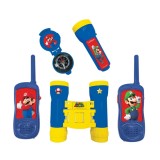 Set Walkie Talkies, Lexibook, binoclu, compas si lanterna, Super Mario