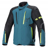 Geaca Moto Impermeabila Alpinestars RX-5 Drystar Jacket, Albastru/Negru/Galben, Extra-Large