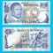 Botswana (p#7) 2 Pula 1982 UNC &#039;Pasărea Go-Away&#039; serie: B/10 082716
