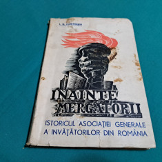 DIN ISTORICUL ASOCIAȚIEI GENERALE A INVĂȚĂTORILOR DIN ROMÂNIA * I.G.DUMITRAȘCU*