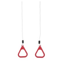 Set 2 inele de gimnastica pentru copii Playland, latime 15.8 cm, rosu