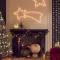 vidaXL Figurină cometă de Crăciun 48 LED-uri 2 buc. alb cald 65x28 cm 3154273
