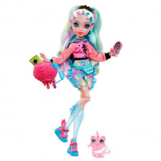 Papusa Monster High Lagoona Blue cu animalut si accesorii, HHK55