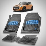 Cumpara ieftin Covorașe MINI Hatch F55 F56 2014-2024 | Blue Edition &ndash; TeamCar&reg;