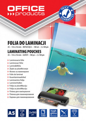 Folie Pentru Laminare, A5 100 Microni 100buc/top Office Products foto