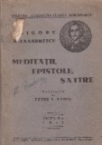 Meditatii, epistole, satire