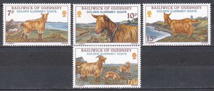 Guernsey 1980 - Capre aurii din Guernsey, MNH