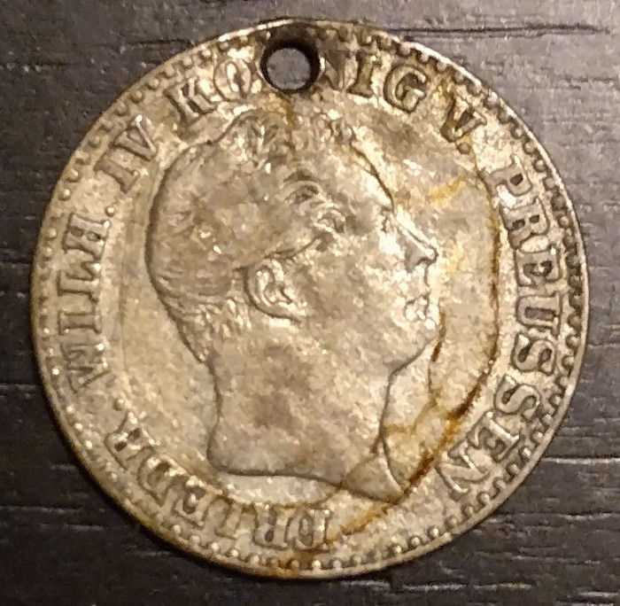 Moneda Prusia - 2 1/2 Silber Groschen 1851 - Argint
