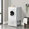 Suport pentru masina de spalat standard AAWR-8002 alb cu sertar [en.casa] HausGarden Leisure