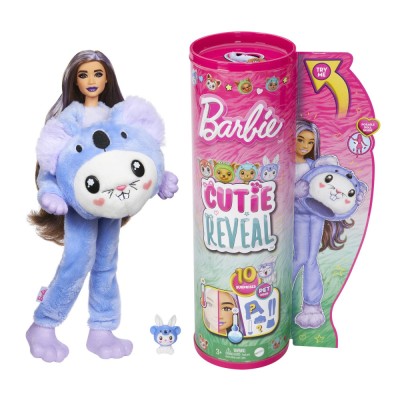 BARBIE PAPUSA BARBIE CUTIE REVEAL IEPURAS URS KOALA foto