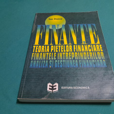 FINANȚE *TEORIA PIEȚELOR FINANCIARE / ION STANCU / 1996 *