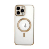 Cumpara ieftin Husa Cover Beauty Lens Frame Magsafe pentru iPhone 13 Pro Auriu