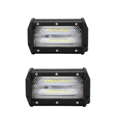 Set 2 x proiectoare auto 72W LED, 6000K foto