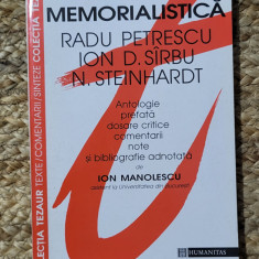 Radu Petrescu - Literatura memorialistica
