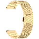 Techsuit - Watchband 20mm (W052) - Samsung Galaxy Watch 4/5/Active 2, Huawei Watch GT 3 (42mm)/GT 3 Pro (43mm) - Gold