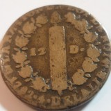 Franța 12 deniers / denari 1792 D / Dijon Ludovic XVI, Europa