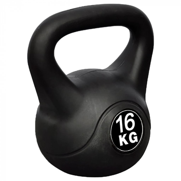 Greutate tip bilă cu m&acirc;ner Kettlebell 16 kg