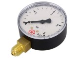 Manometru 0-4 bar 63mm pentru lichide și gaze inerte
