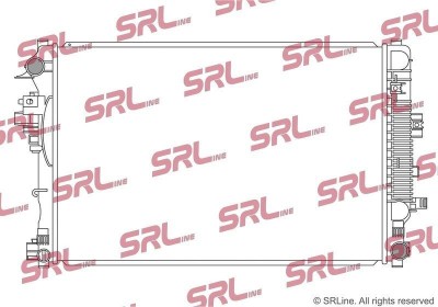 Radiator Opel Insignia 17-, motor: 1.5 Turbo, 1.6 Cdti, 660x438x26, SRLine, Aluminiu/ Plastic brazat, 84208036 foto