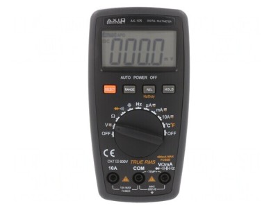 Multimetru Digital LCD True RMS AX-105 foto