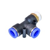 Mufa rapida tip T din plastic cu filet metalic 12x12 mm si 1/2"