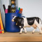 Figurina Vaca rasa Holstein, Safari