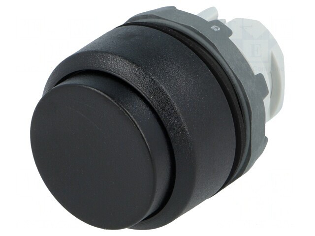 Comutator Negru 22mm Acționat Prin Apăsare
