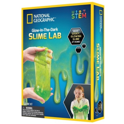 National Geographic - Set educativ Laboratorul de slime fosforescent foto
