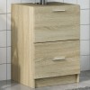 Gossi dulap de chiuveta, stejar sonoma, 40x37x59 cm, lemn prelucrat