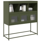 vidaXL Dulap, verde măsliniu, 100,5x39x107 cm, oțel laminat la rece 853420