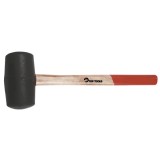 Ciocan de cauciuc 320 g, 55 mm, cu maner din lemn TOP TOOLS