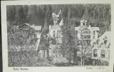 Carte postala, Baile Borsec, vedere generala, 1927