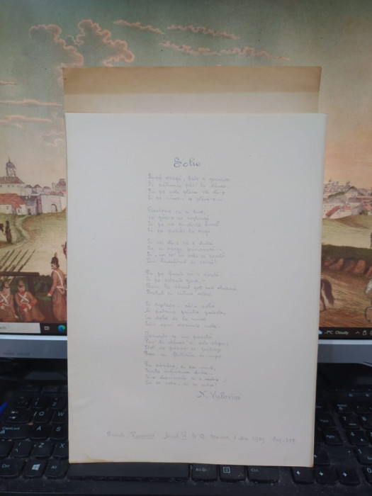 N. Vulovici, 15 poezii scrise de m&acirc;nă de un admirator c. 1930, Serenada, 082