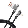 Cablu date Fast Charging USB la Lightning Lito, 60W, 1m, LD13