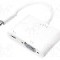 Cablu D-Sub 15pin HD soclu, USB C mufa, USB C Power Delivery, USB 3.0, lungime 140mm, {{Culoare izola&amp;#355;ie}}, LOGILINK - UA0259