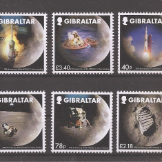 Gibraltar 2019–Cea de-a 50-a aniversare a misiunii Apollo 11 pe Lună (serie),MNH