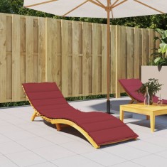 vidaXL Pernă de șezlong, roșu vin, 200x70x3 cm, textil oxford