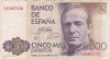 Bancnota Spania 5000 Pesetas 1979 F - Numismatica Europa