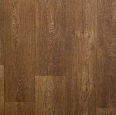 Linoleum Rezidential Clasa 21, Model Country Dark Confort, Suport Pasla, Grosime 2.5 mm, Imitatie Parchet, Maro Inchis, PVC, Latime 1m, Marime 100 x 3 foto