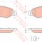 Set placute frana,frana disc SUZUKI IGNIS II (2003 - 2016) TRW GDB3363