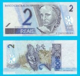 Brazilia (p#249) 2 Reais 2001 UNC &#039;Prima emisie&#039; serie: D 2287026516 B