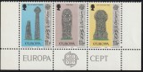 Isle of Man 1978 , Europa CEPT , serie 3 valori dantelate , MNH , Mi.126-127