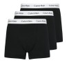 Set 3 Boxeri Barbati Calvin Klein Negru, L (91-97cm), Bumbac Elastic - Outlet