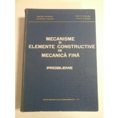MECANISME SI ELEMENTE CONSTRUCTIVE DE MECANICA FINA * Probleme - T. Demian / D. Tudor / V. Stoica / I. Curita
