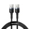 Cablu Date USB 3.0 - USB 3.0 2A (Gri) 1 Metru Baseus CADKLF-C0G